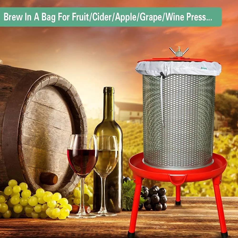 Bellamei Reusable Brew Bag 2 Pack 56cm x 66cm (22"x26") 250 Micron Fine Mesh | Brew in a Bag for All-Grain Brewing - view 6
