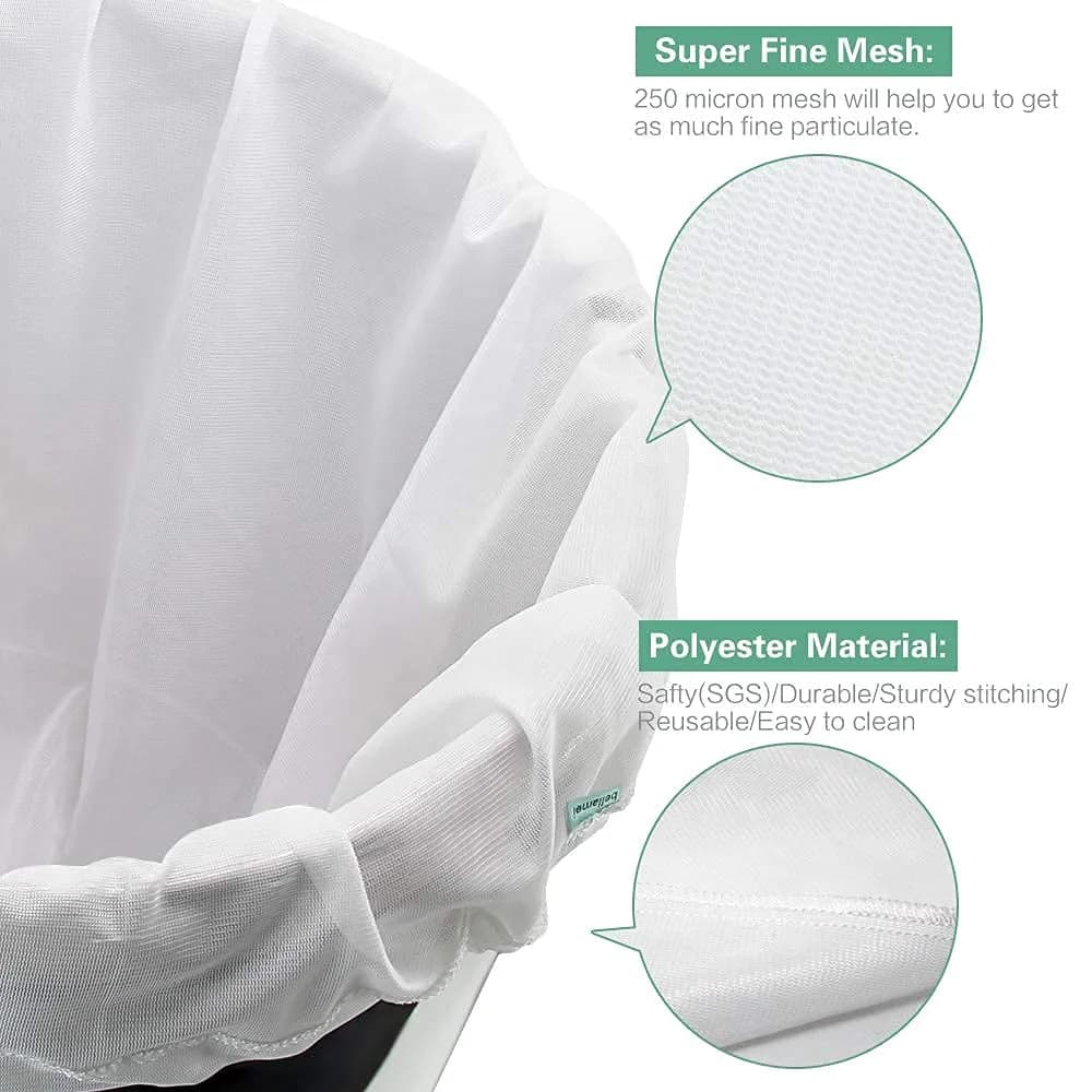 Bellamei Reusable Brew Bag 2 Pack 56cm x 66cm (22"x26") 250 Micron Fine Mesh | Brew in a Bag for All-Grain Brewing - view 2