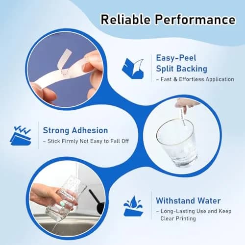 Labelife Replacement M Tape for Brother Label Maker PT-M95 PT-65 PT-45 PT-80 PT-70 | 12mm, 5 Color Pack, Waterproof & Durable thumbnail 4