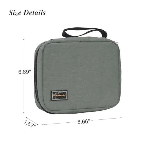 PACMAXI 20 Watch Bands Storage Carrying Case | Expandable Organizer for Most Watch Straps (Dark Grey) thumbnail 4