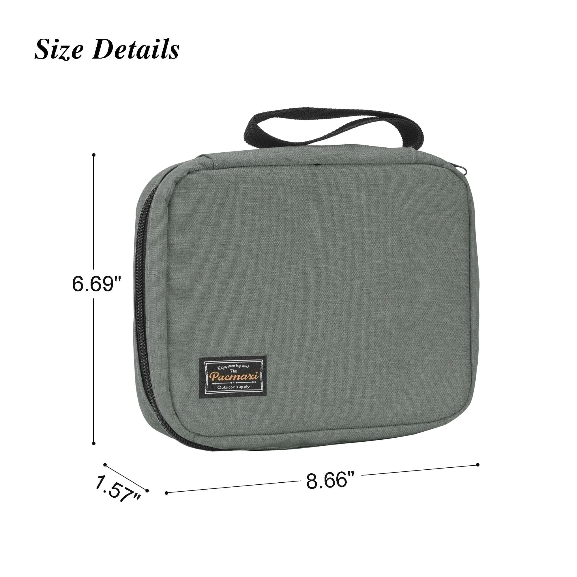 PACMAXI 20 Watch Bands Storage Carrying Case | Expandable Organizer for Most Watch Straps (Dark Grey) - view 4