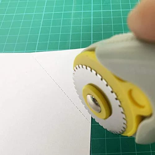 AUTOTOOLHOME 45mm Perforation Rotary Cutter Blades | 5PCS Skip Stitch Blades for Quilting & Crafts thumbnail 2