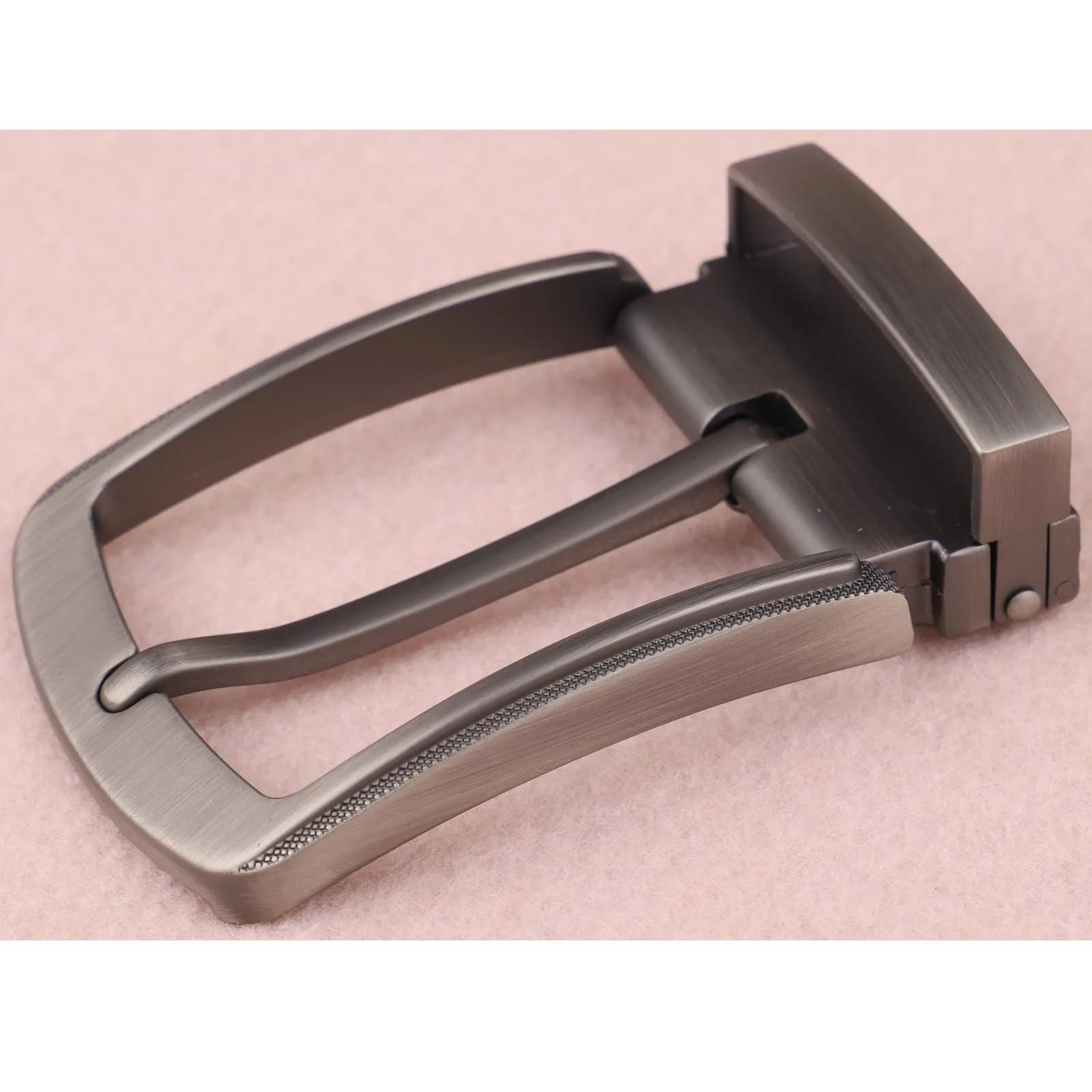 McFanBe Grey Single Prong Belt Buckle 38 mm (1.5 Inches) | Durable Alloy Replacement for Men & Women - view 6