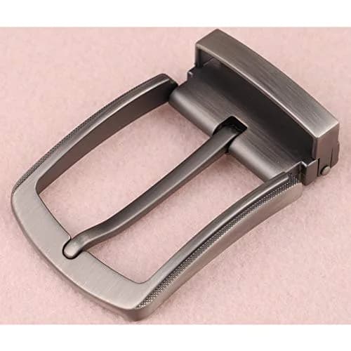McFanBe Grey Single Prong Belt Buckle 38 mm (1.5 Inches) | Durable Alloy Replacement for Men & Women thumbnail 3
