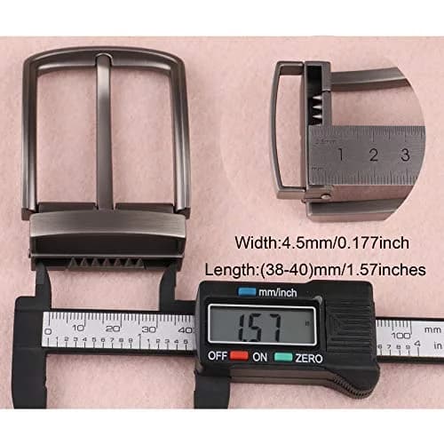 McFanBe Single Prong Square Belt Buckle 38mm (1.5 inches) | Durable Alloy Replacement for Men & Women thumbnail 6