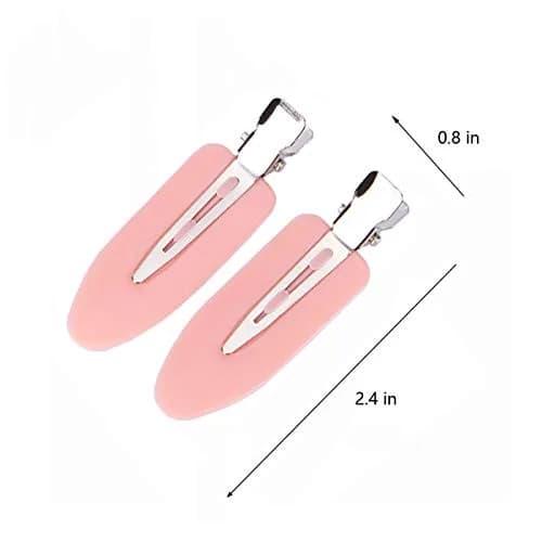 LUOTIVON No Bend Hair Clips 6 Pieces (5.5cm) | Secure Hold for Styling & Makeup thumbnail 2