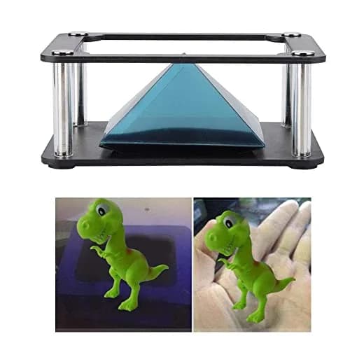 FOSA 3D Holographic Display Stand Projector 15.2cm (6 inch) | Clear 360 Degree Images thumbnail 6