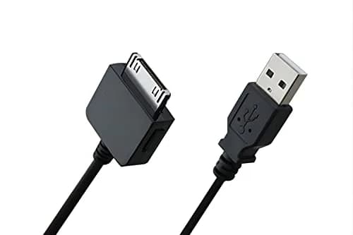 Adhiper Black USB Sync Data Transfer Charging Cable for Microsoft Zune Zune2 ZuneHD MP3 MP4 Player (1m / 3.3ft) thumbnail 1