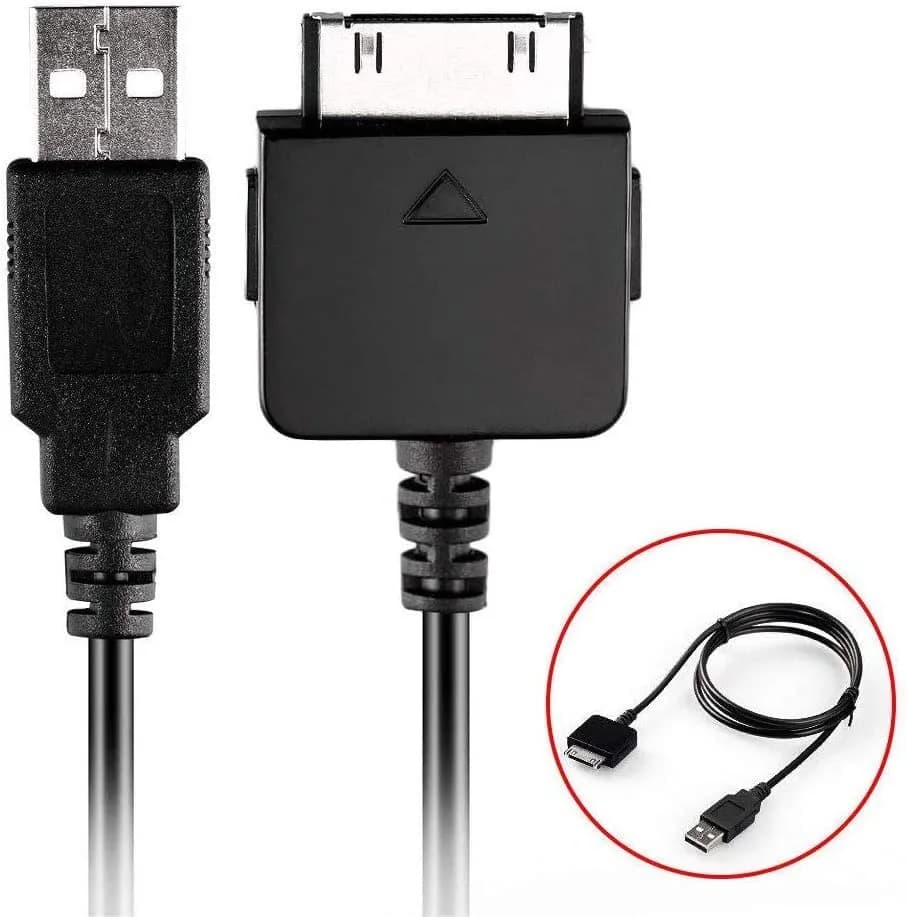 Adhiper Black USB Sync Data Transfer Charging Cable for Microsoft Zune Zune2 ZuneHD MP3 MP4 Player (1m / 3.3ft) thumbnail 12