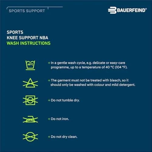 Bauerfeind Sports Compression Knee Support NBA Black L | FDA Approved, Doctor Recommended, Adjustable Fit thumbnail 7