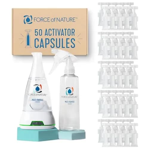 Force of Nature Cleaner & Disinfectant Appliance & 50 Refills | EPA Registered, Hypochlorous Acid, All-Purpose thumbnail 1