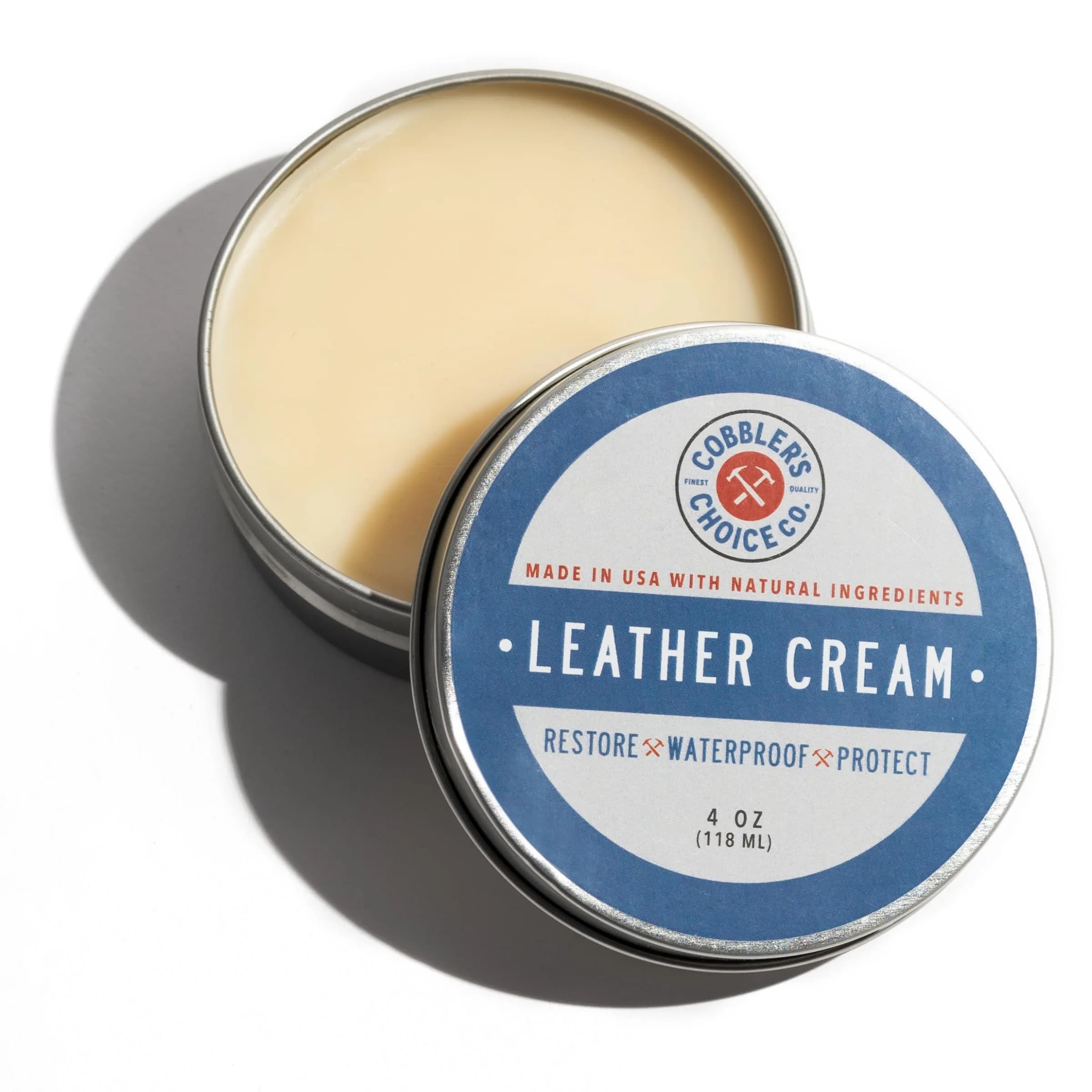 Cobbler's Choice Leather Cream - For Shoes, Boots & Bags with Beeswax | Conditions, Restores & Protects Leather - main product image