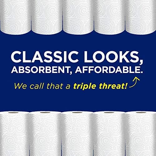 Sparkle Pick-A-Size Paper Towels, 6 Rolls = 11 Regular Rolls, 2-Ply Absorbent | Everyday Value Paper Towel With Full And Half Sheets thumbnail 4