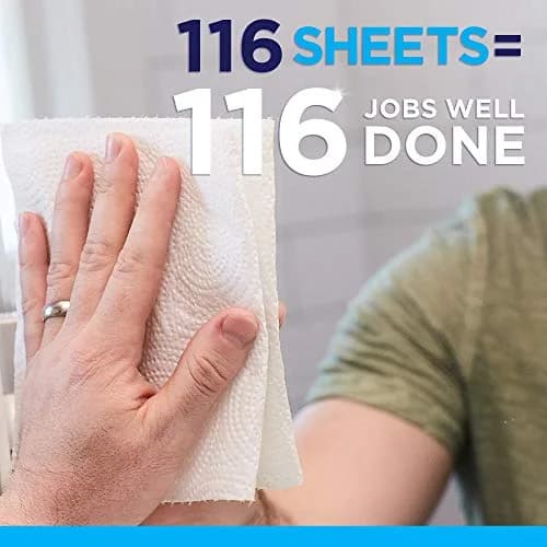 Sparkle Pick-A-Size Paper Towels, 6 Rolls = 11 Regular Rolls, 2-Ply Absorbent | Everyday Value Paper Towel With Full And Half Sheets thumbnail 7