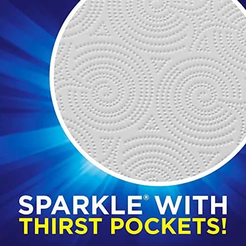 Sparkle Pick-A-Size Paper Towels, 6 Rolls = 11 Regular Rolls, 2-Ply Absorbent | Everyday Value Paper Towel With Full And Half Sheets thumbnail 8