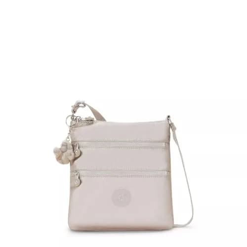 Kipling Keiko Mini Bag Water Resistant Nylon Adjustable Crossbody, Metallic Glow | Signature Style thumbnail 1