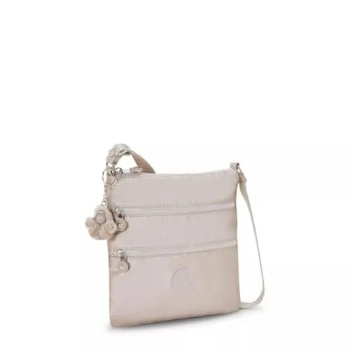 Kipling Keiko Mini Bag Water Resistant Nylon Adjustable Crossbody, Metallic Glow | Signature Style thumbnail 7