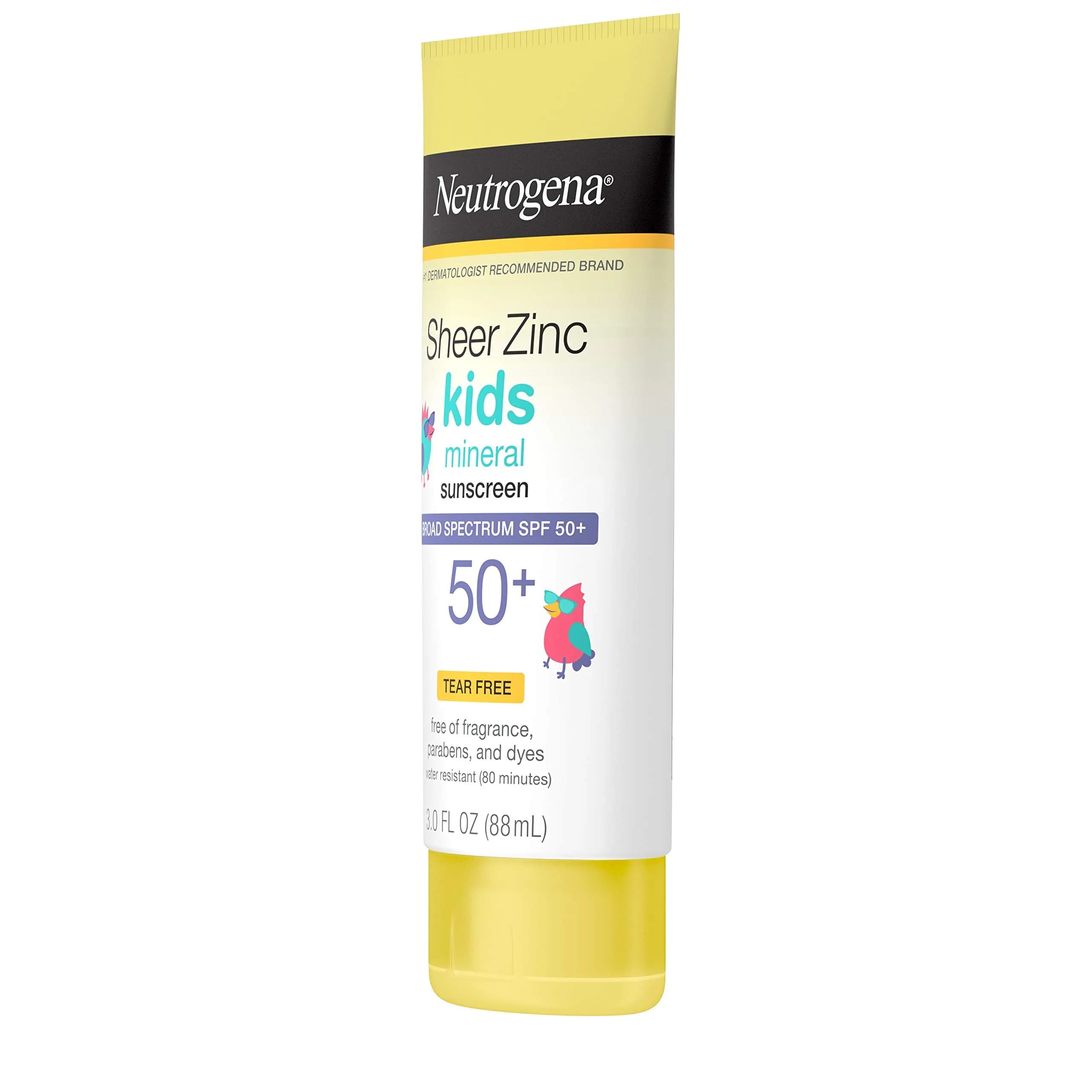 Neutrogena Sheer Zinc Mineral Sunscreen Lotion SPF 50+ for Kids, Face & Body, 90ml (3 Fl Oz) | Dermatologist-Recommended Suncare - view 8