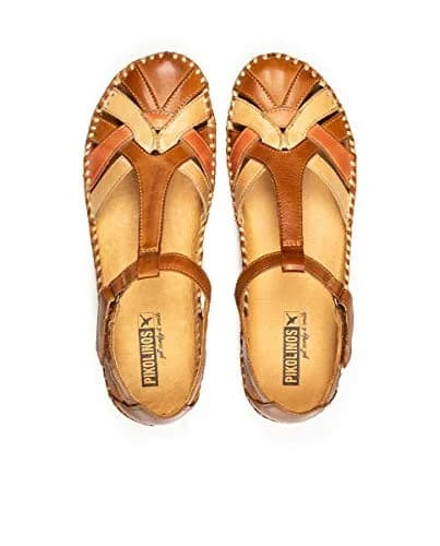 PIKOLINOS Puerto Vallarta Women's Semi-Closed Shoes 9-9.5 M US | Stylish 3cm Wedge, Leather Comfort thumbnail 9