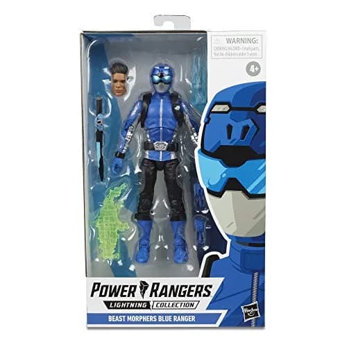 Power Rangers Lightning Collection 6-Inch Beast Morphers Blue Ranger Action Figure | ASTM-Tested Toy for Kids 4+ thumbnail 1