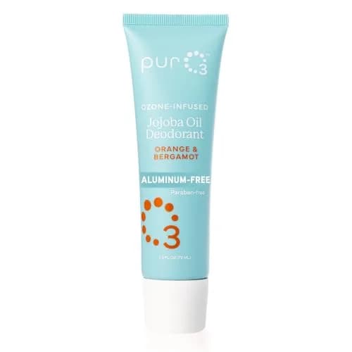 PurO3 Jojoba Oil Organic Deodorant, Orange & Bergamot | Natural Vegan Roll-On, 2.5 fl oz thumbnail 1