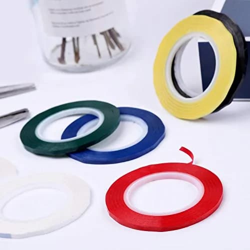 cridoz 1/8 inch Whiteboard Tape 6 Rolls (1296 ft Total) | Grid & Chart Tape for Organization thumbnail 4