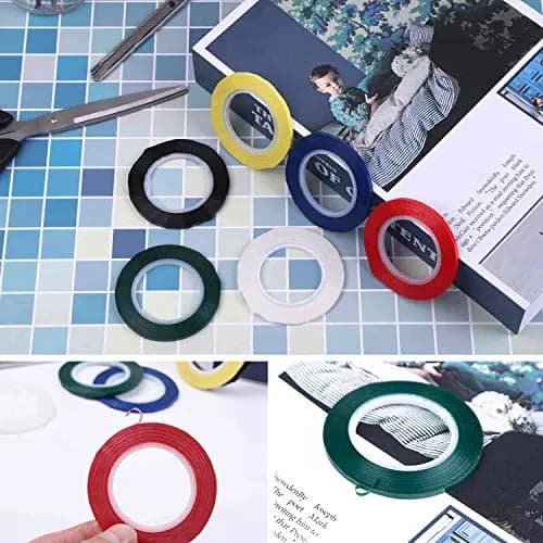 cridoz 1/8 inch Whiteboard Tape 6 Rolls (1296 ft Total) | Grid & Chart Tape for Organization thumbnail 7