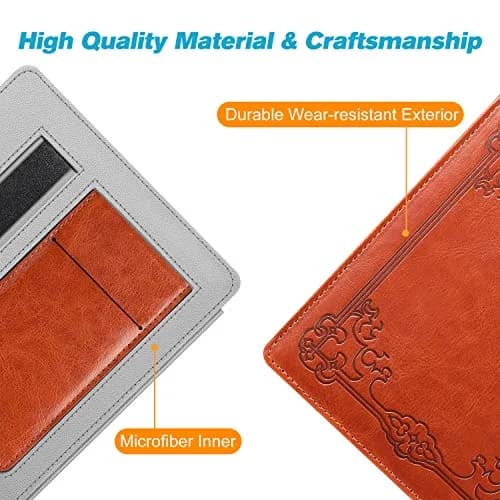 CaseBot Stand Case for 7" Kindle Oasis 10th/9th Gen 2019/2017 | Premium PU Leather & Microfiber, Foldable Stand, Card Slot thumbnail 2