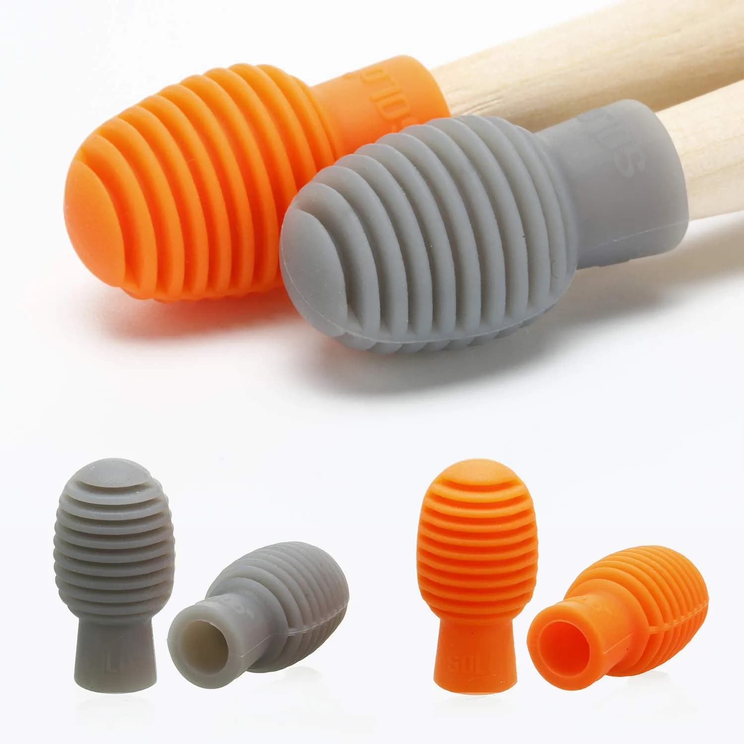 Frienda Silicone Drumstick Dampeners 4 Pcs | Noise-Reducing Practice Tips for Drummers