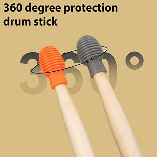 Frienda Silicone Drumstick Dampeners 4 Pcs | Noise-Reducing Practice Tips for Drummers thumbnail 6