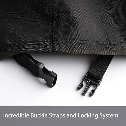 CKCLUU Patio Furniture Cover 208 cm x 158 cm x 76 cm | Waterproof 420D Oxford Fabric with Buckles thumbnail 5