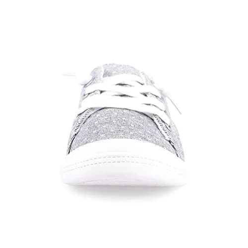 BENEKER Women's Low Top Canvas Sneakers with Polka Dots, Size 8 (US 8 / 25.4 cm) thumbnail 6