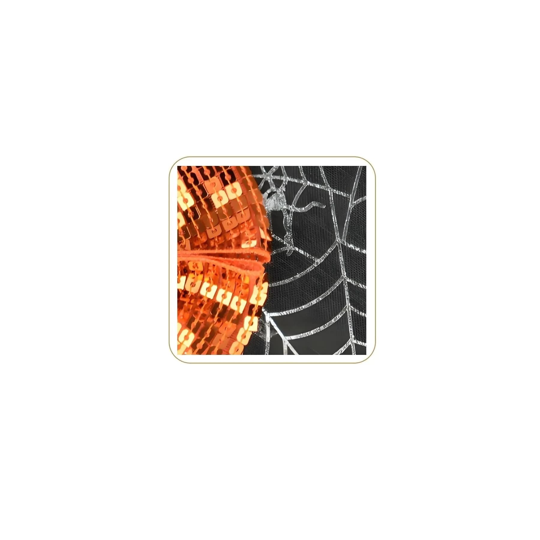 A Miaow Sparkling Headband Glitter Bow Hair Hoop 21.6cm (8.5") | Halloween Party Festival Hair Accessory Costume