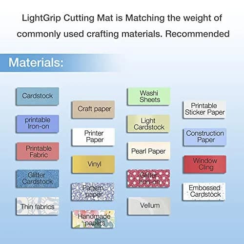 REALIKE 12x12 LightGrip Cutting Mat (3 Pack) | Gridded Adhesive Non-Slip Mat for Cricut Crafts thumbnail 5