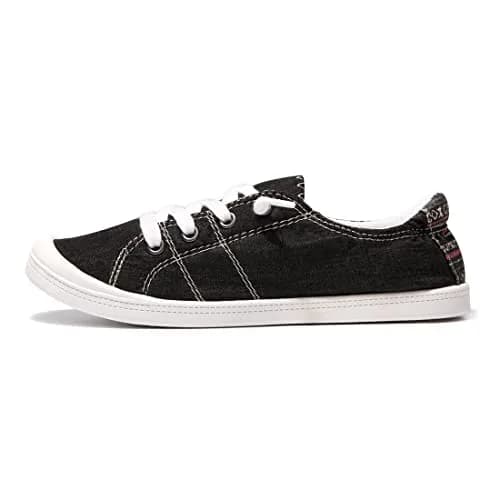 BENEKER Women's Slip-On Canvas Sneakers Low Top Walking Shoes Black | Breathable Lightweight Comfort for Everyday Wear thumbnail 5