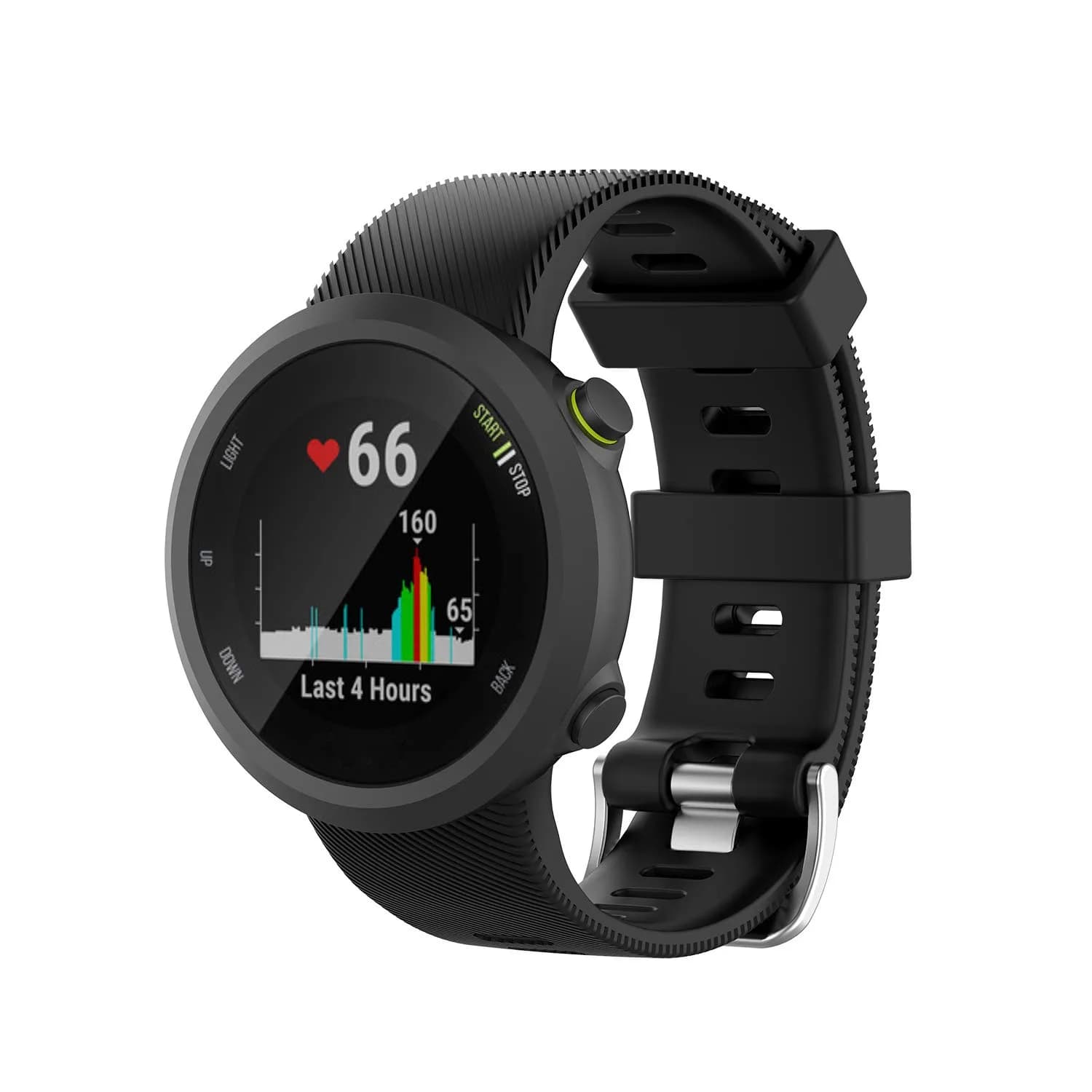 ZSZCXD Silicone Watch Band for Garmin Forerunner 45/45s 16mm | Adjustable Secure Wristband - view 2
