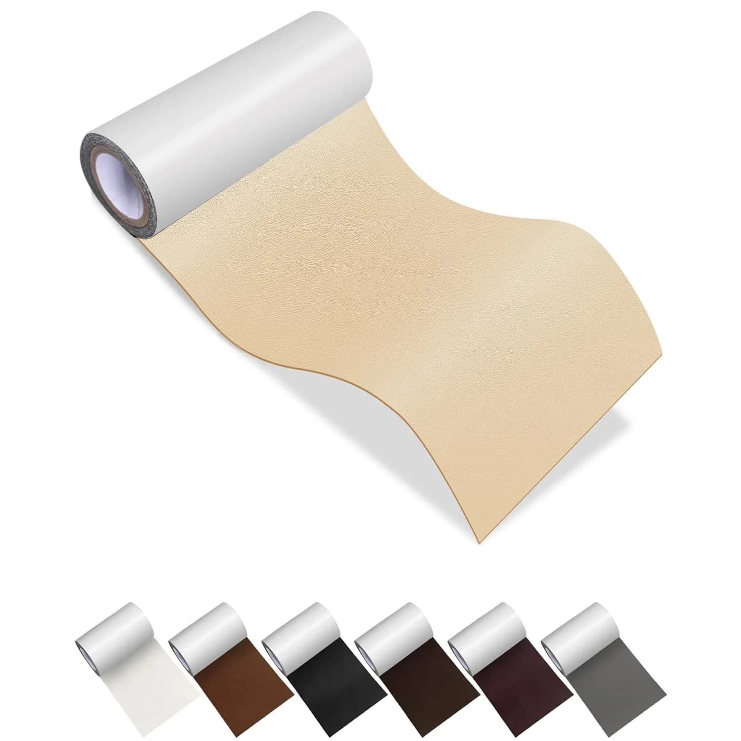 Numola Self-Adhesive Leather Repair Patch 4x60 Inch (10x152 cm) | Fix Holes, Scratches, Tears on Couches, Bags, Jackets - main product image