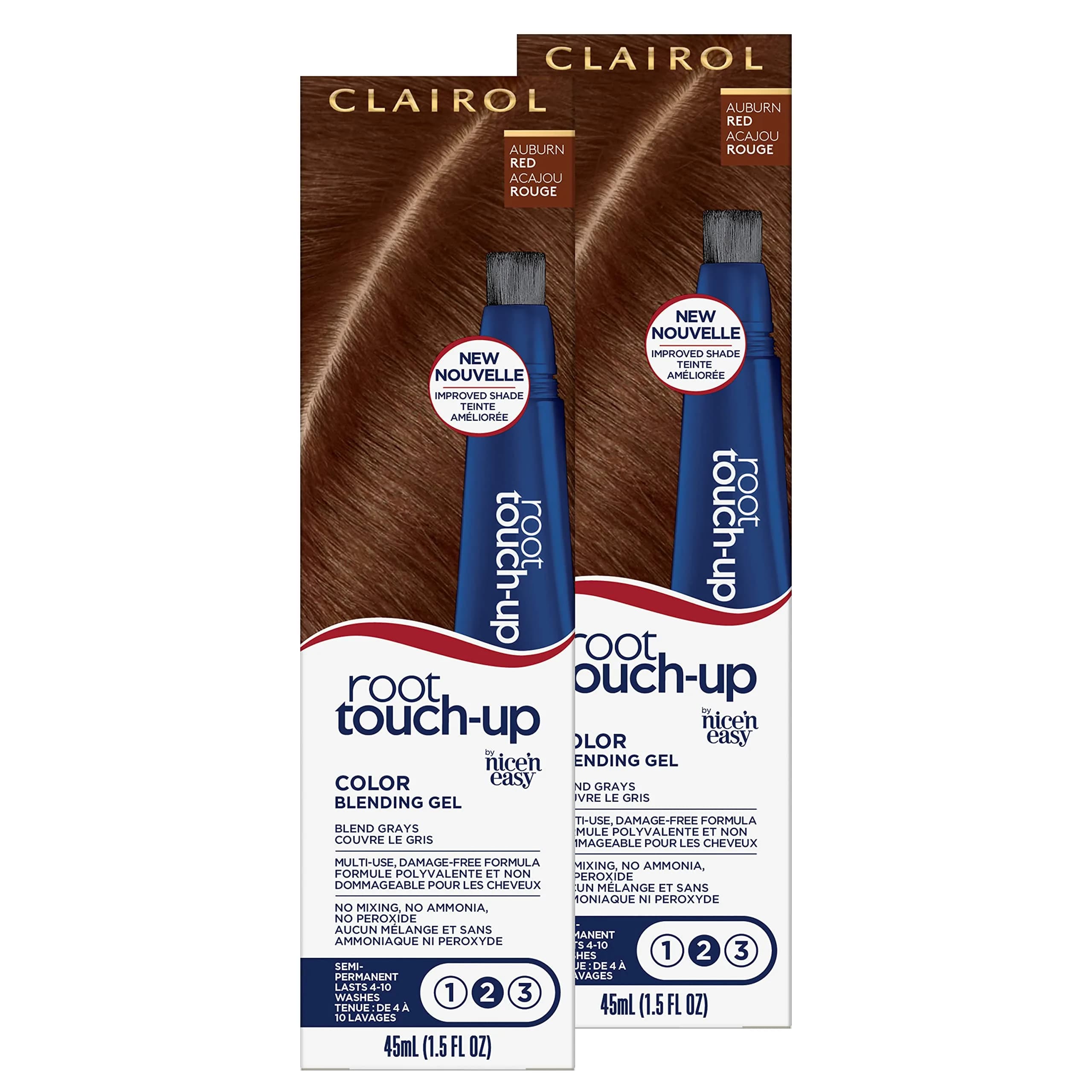 Clairol Root Touch-Up 5R Auburn Red Gel | 88.7 ml (3 Fl Oz) | Semi-Permanent Gray Coverage