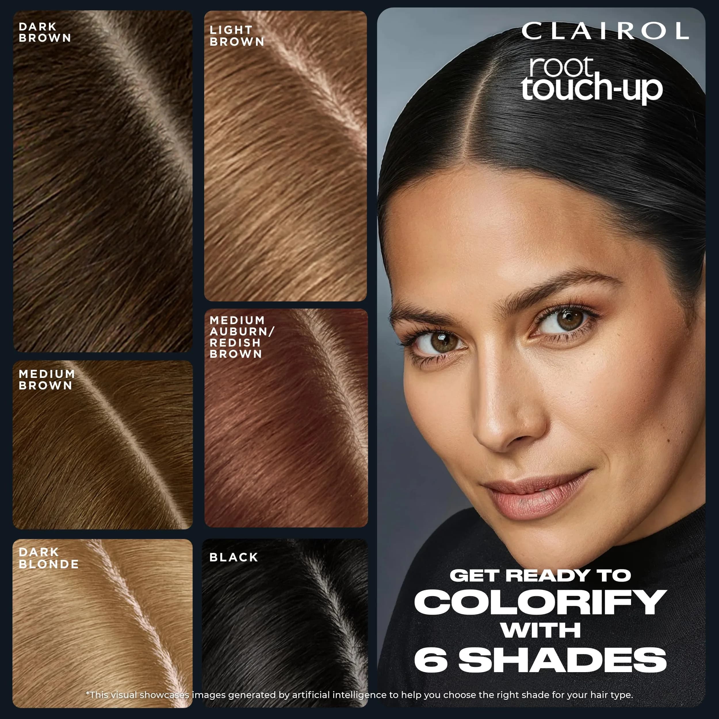 Clairol Root Touch-Up Semi-Permanent Hair Color Blending Gel, 5 Medium Brown, 3 Fl Oz (90ml) | Blends Gray Hair for 10 Washes - view 7