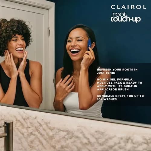 Clairol Root Touch-Up Semi-Permanent Hair Color Blending Gel, 5 Medium Brown, 3 Fl Oz (90ml) | Blends Gray Hair for 10 Washes thumbnail 2