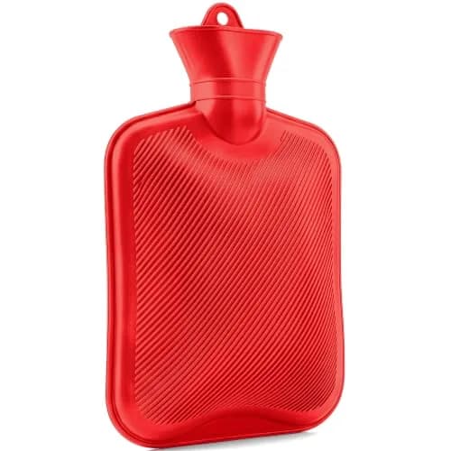 SteadMax 2 Pack Hot Water Bottles 2L | Durable Rubber Heat Therapy for Pain Relief thumbnail 6