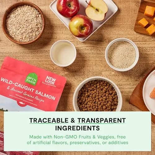 Open Farm Ancient Grains Dry Dog Food, Homestead Turkey Kibble, 1.81kg (4lb) | Heart-Healthy & Balanced Nutrition thumbnail 5