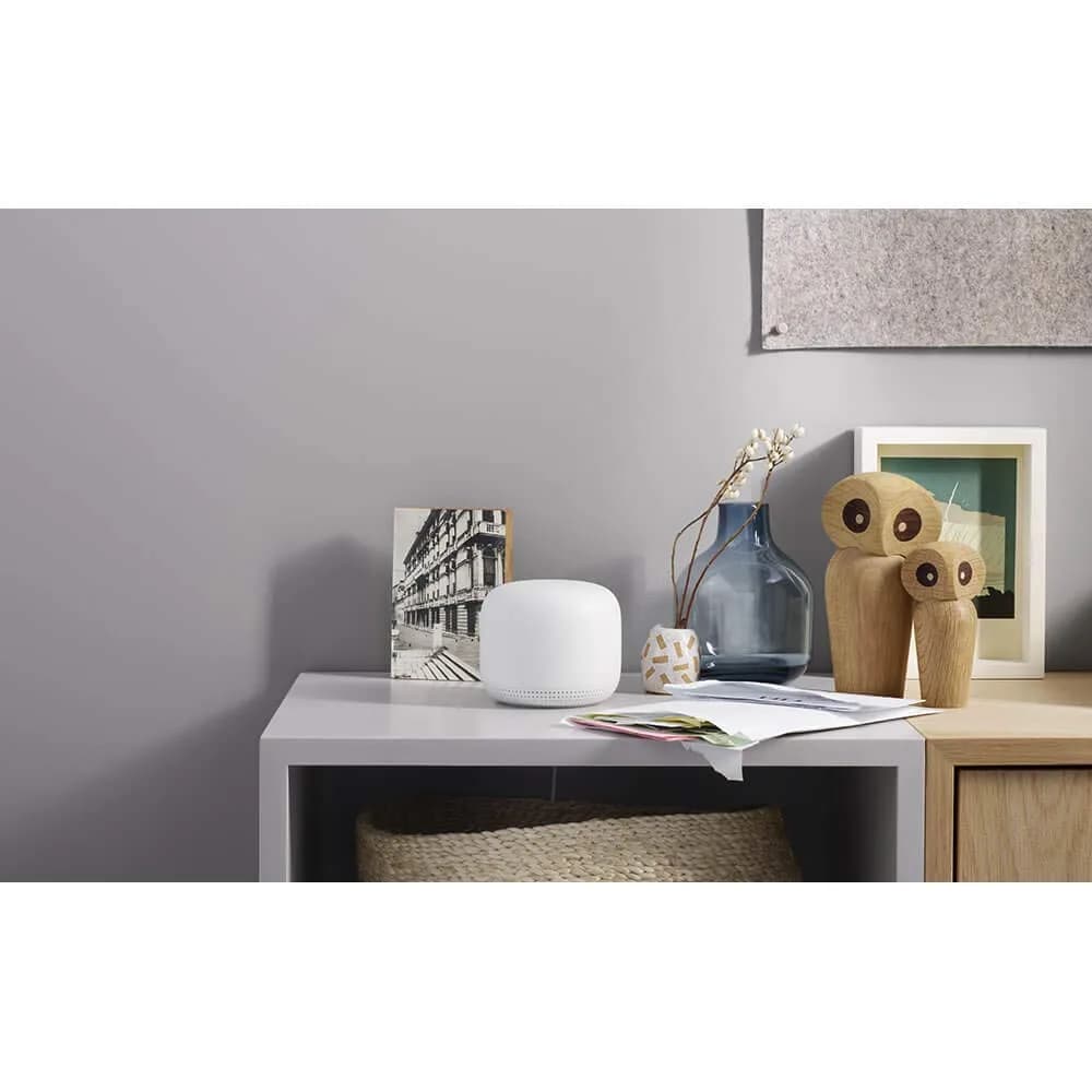 Google Nest Wifi Router - 2 Pack Mesh WiFi System for 4400 Sq Ft Coverage - view 2