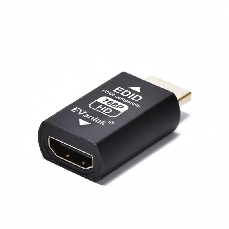 EVanlak HDMI EDID Emulator Passthrough 768-2P 2-Pack | Maintains Display Resolution - view 5