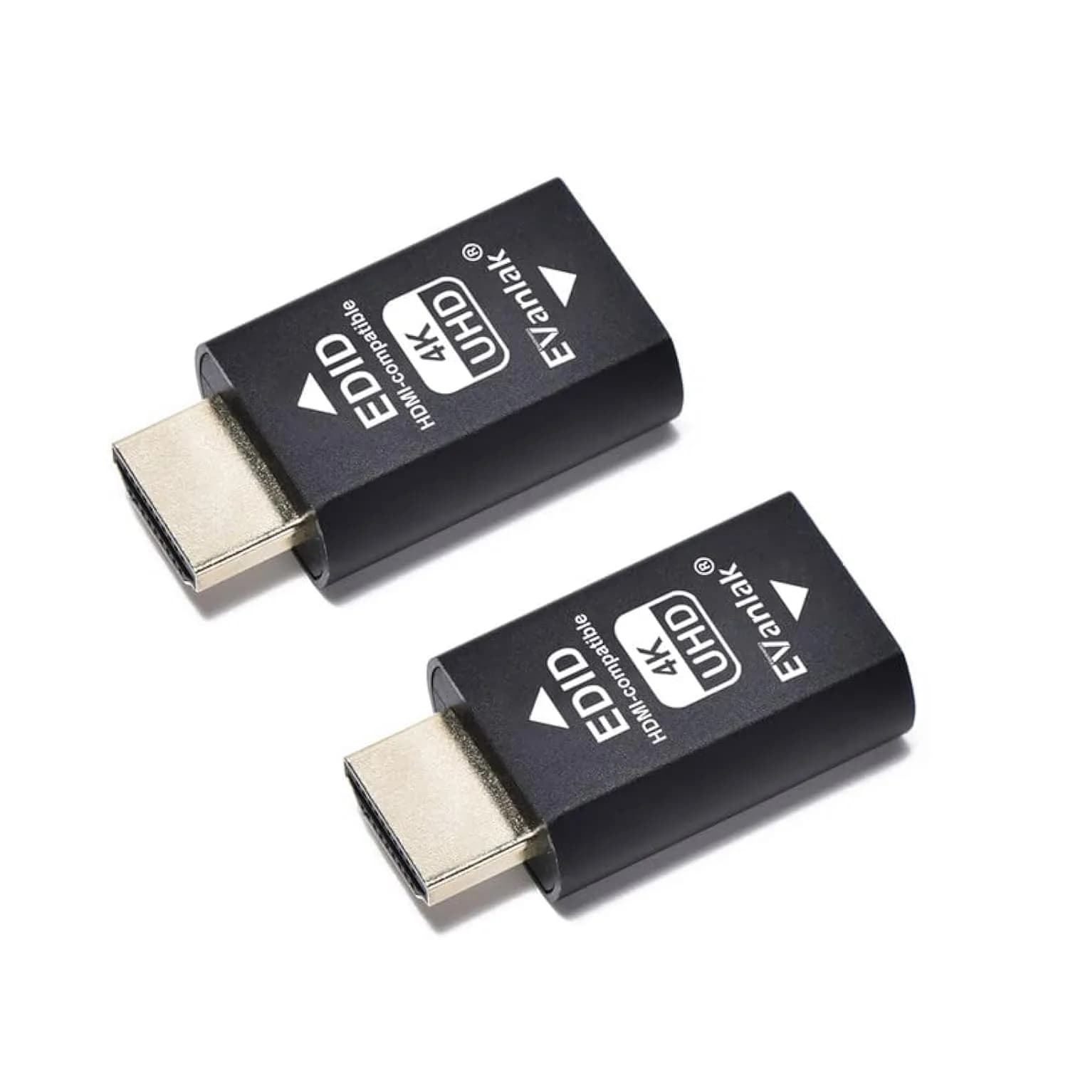 EVanlak 3rd Gen HDMI EDID 4K-2P Emulator Passthrough - Maintains 4K@60Hz Resolution - main product image