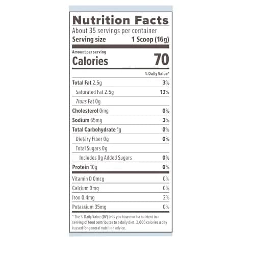 Primal Kitchen Vanilla Coconut Collagen Fuel Drink Mix 20 Ounces (567g) | 11g Bovine Collagen Peptides for Skin, Hair & Nails thumbnail 6