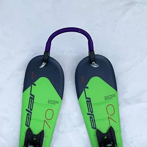 Edgie Wedgie Original Ski Tip Connector Purple | Helps Beginners Maintain Wedge Position thumbnail 2