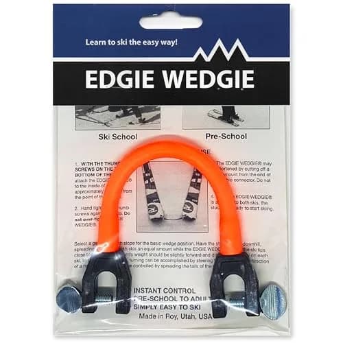 Edgie Wedgie Learn-to-Ski Pack Orange | Original Ski Tip Connector Since 1993 thumbnail 1
