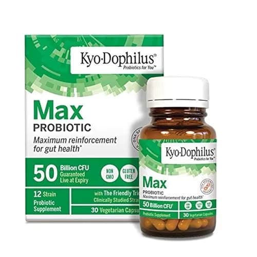 Kyo-Dophilus Probiotic Max 30 Count | 50 Billion CFU, Vegan, No Refrigeration thumbnail 4