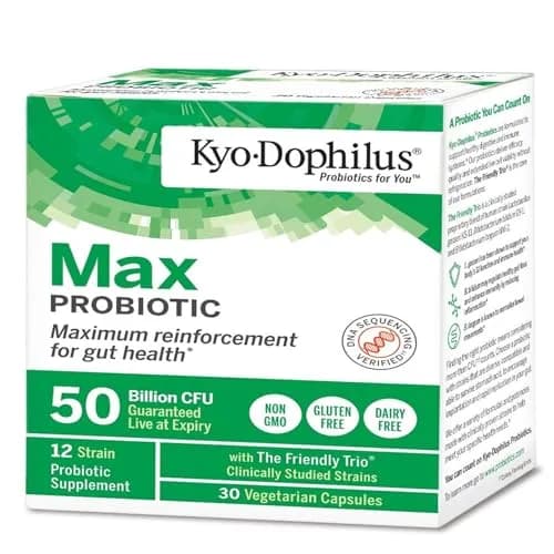 Kyo-Dophilus Probiotic Max 30 Count | 50 Billion CFU, Vegan, No Refrigeration thumbnail 3